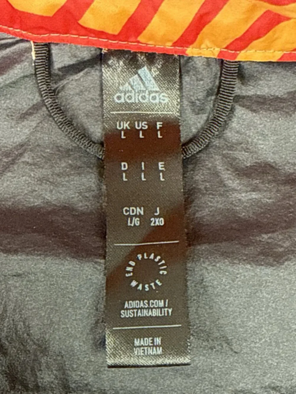 Adidas Terrex Wind Jacket HI6200 WIND.RDY Orange Size L